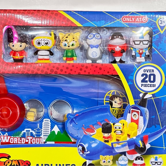 Ryan's World Combo Panda World Tour Airplane Playset - Picture 2 of 5